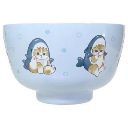 Mofusand | Stainless Vacuum Double Bowl 450ml (Cat Shark Nyan)