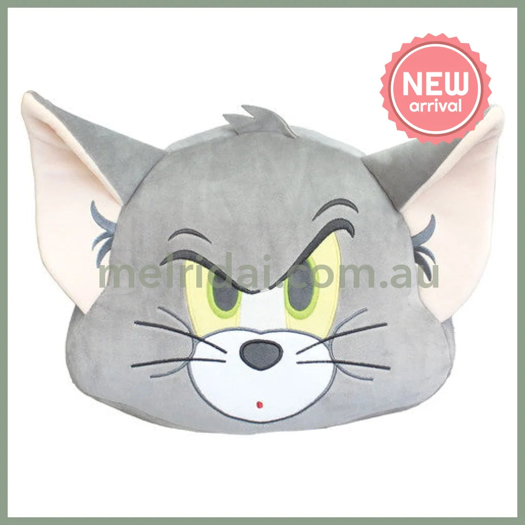 Tom and Jerry | Tom Face Die-cut Cushion 480×340×70mm