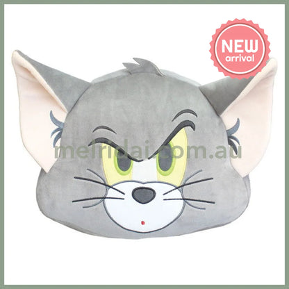 Tom and Jerry | Tom Face Die-cut Cushion 480×340×70mm