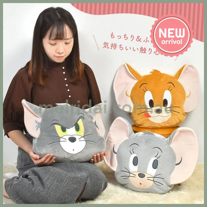 Tom and Jerry | Tom Face Die-cut Cushion 480×340×70mm