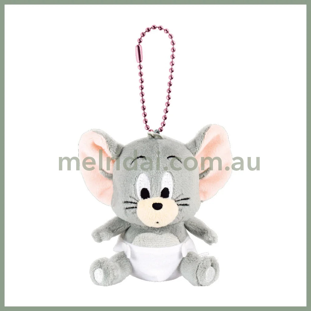 Tom & Jerry | Plush Keychain Mascot Holder Bag Charm H110×W90×D70mm (Tuffy)