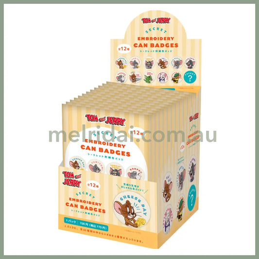 Tom & Jerry | Secret Embroidery Can Badges 56mm
