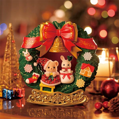 Sylvanian Families | Rocking Christmas Wreath Toy Play Set 194x65x192mm