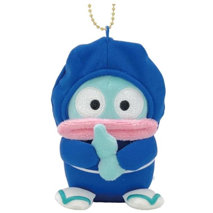 SANRIO | Hangyodon Ninja Mascot Holder Plush Keychain Bag Charm 11.5cm x 9cm x 9cm (40th Anniversary)