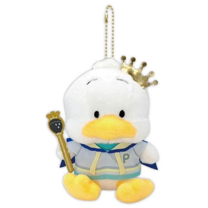 SANRIO | Pekkle Mascot Holder Bag Charm Plush Keychain 150×90×120mm (Fragaria Memories Knight)