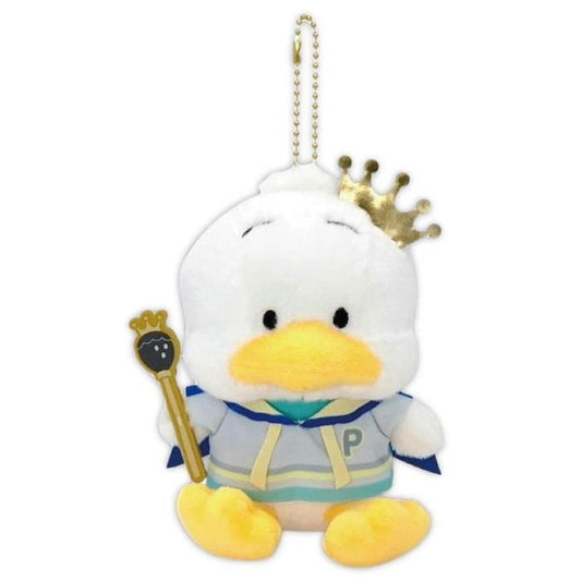 SANRIO | Pekkle Mascot Holder Bag Charm Plush Keychain 150×90×120mm (Fragaria Memories Knight)