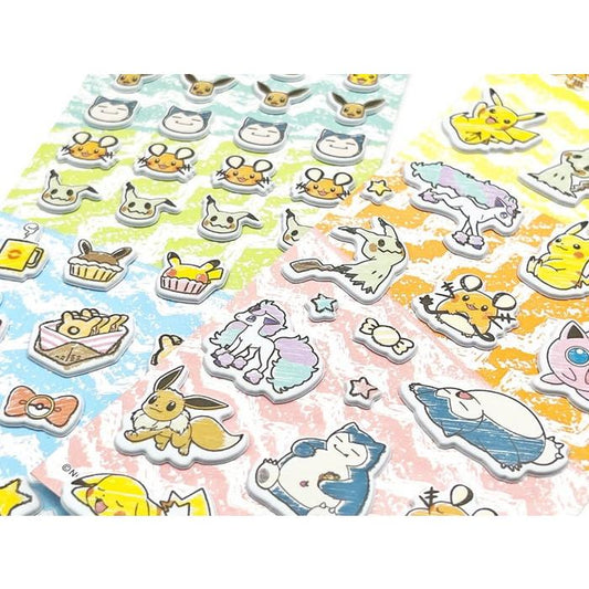 Pokemon | Puffy Stickers 2 types (Shipped Randomly)