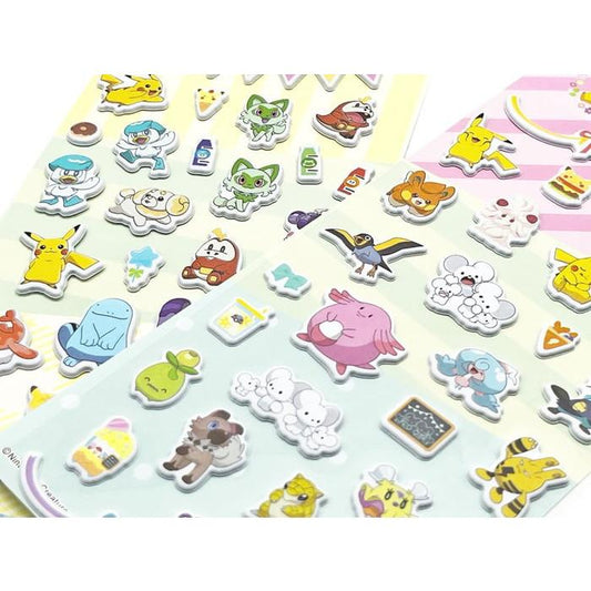 Pokemon | Puffy Stickers 2 types (Shipped Randomly)