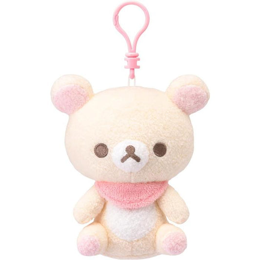 SAN-X | Rilakkuma Korilakkuma Mini Plush Holder Keychain Bag Charm with Bell