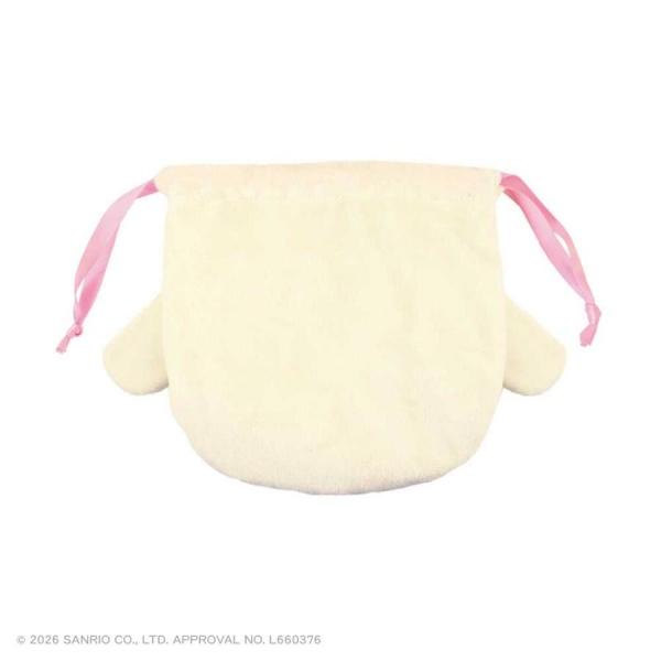 SANRIO | Sugarbunnies Shirousa Plush Drawstring Bag 164×160mm