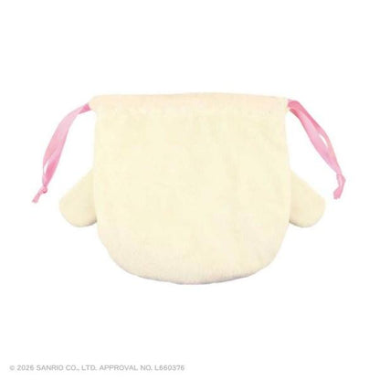 SANRIO | Sugarbunnies Shirousa Plush Drawstring Bag 164×160mm