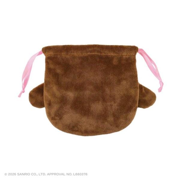 SANRIO | Sugarbunnies Kurousa Plush Drawstring Bag 164×160mm