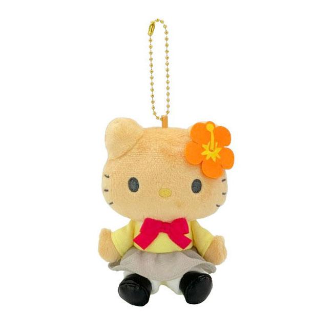 SANRIO | Hello Kitty Heisei Kogal OR Mascot Holder Plush Keychain 10cm Approx. (50th Anniversary)