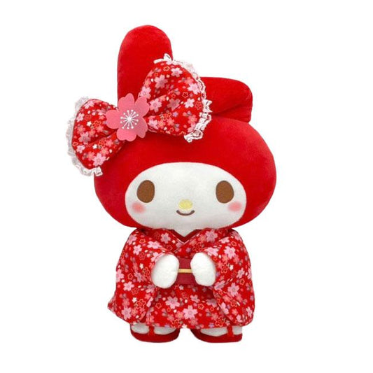 SANRIO | Butterfly Kimono Plush Toy M 36×27×15cm (My Melody)