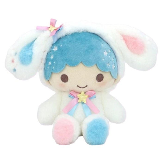 SANRIO | Little Twin Stars Kiki Plush Toy Plush Doll 260×140×180mm (White Rabbit)