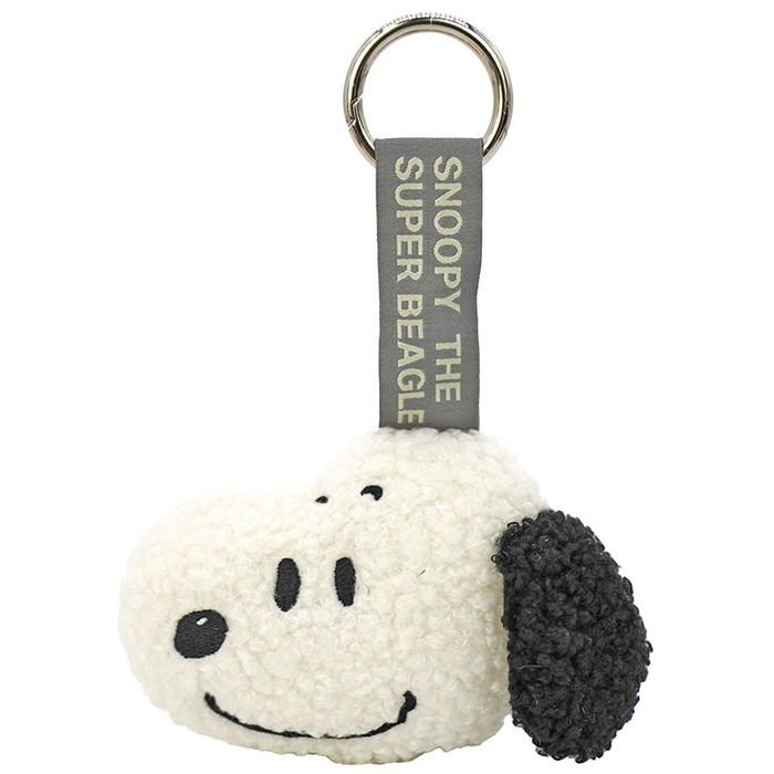 PEANUTS | Snoopy Black Plush Mascot with Carabiner Keychain Bag Charm 105x40x150mm