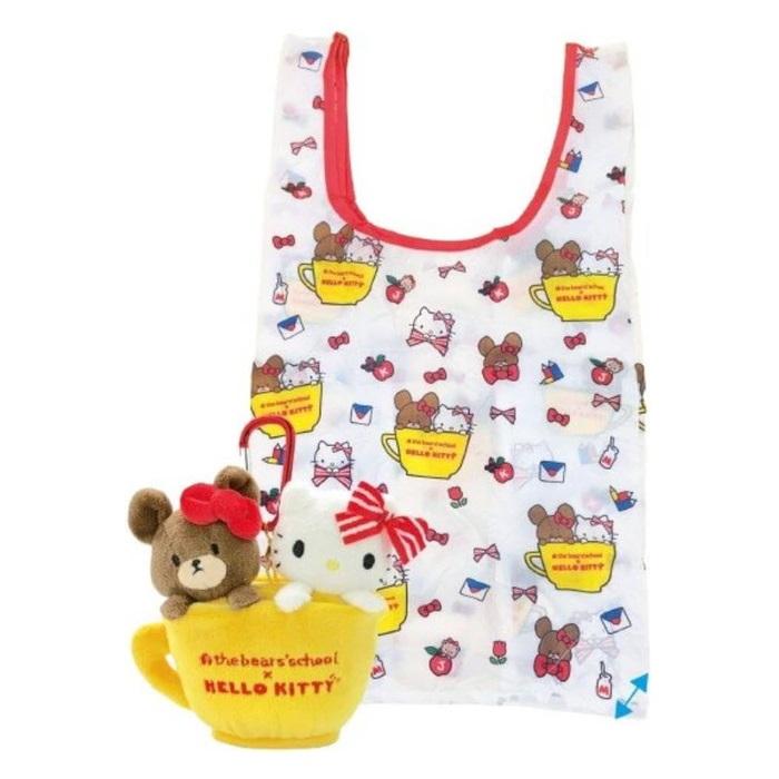 Sanrio × The Bear's School | Hello Kitty Plush Eco Bag 150×65×135mm