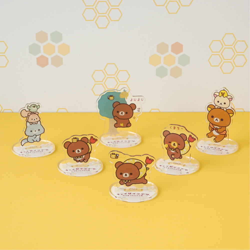 SAN-X | Secret Acrylic Stand Blind Box 85x63mm (Chairoikoguma Honey Exploration Team)