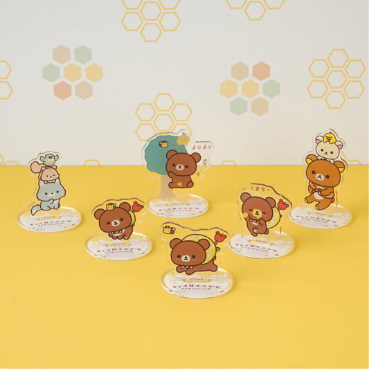 SAN-X | Secret Acrylic Stand Blind Box 85x63mm (Chairoikoguma Honey Exploration Team)