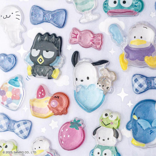Bonbon Drop | Sanrio Hapidanbui Boys Gingham Seal 3D Sticker 95×170×5mm