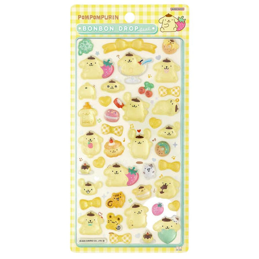 Bonbon Drop | Sanrio Pompompurin Pom Pom Purin Seal 3D Sticker 95×170×5mm