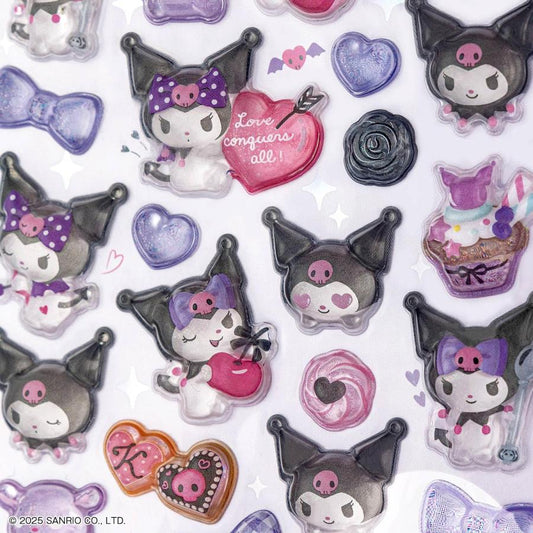 Bonbon Drop | Sanrio Kuromi Seal 3D Sticker 95×170×5mm