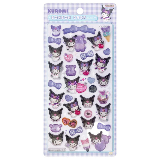 Bonbon Drop | Sanrio Kuromi Seal 3D Sticker 95×170×5mm