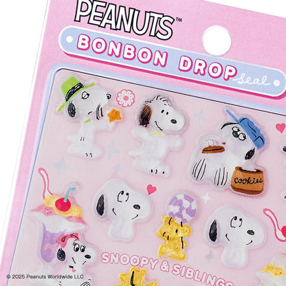 Bonbon Drop | Peanuts Snoopy Seal 3D Sticker 95×170×5mm