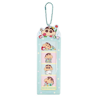 Crayon Shin-chan | 4-Cut Photo Strip Holder Keychain H200×W67×D2mm (Mint)