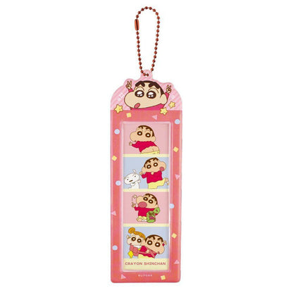 Crayon Shin-chan | 4-Cut Photo Strip Holder Keychain H200×W67×D2mm (Red)