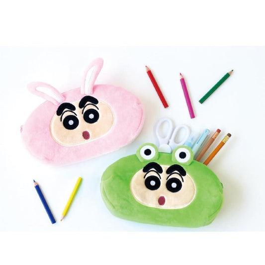 Crayon Shin-chan | Plush Face Pen Pouch 210x150x60mm (Rabbit)