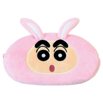 Crayon Shin-chan | Plush Face Pen Pouch 210x150x60mm (Rabbit)