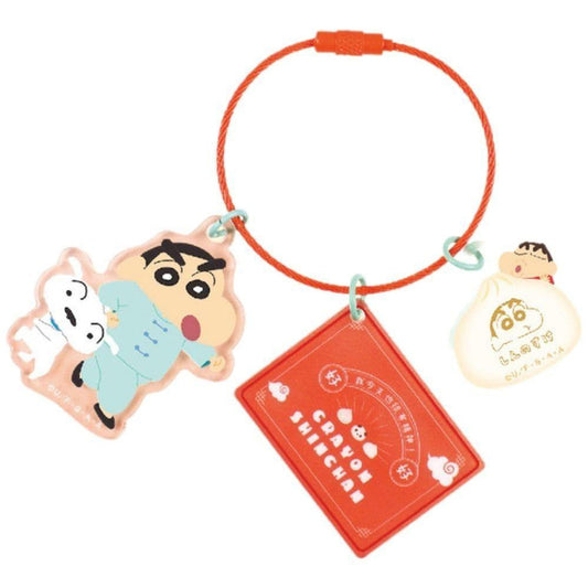 Crayon Shin-Chan | Triple Keyring Keychain 13 x 107 x 150mm (Chinese Food Series)
