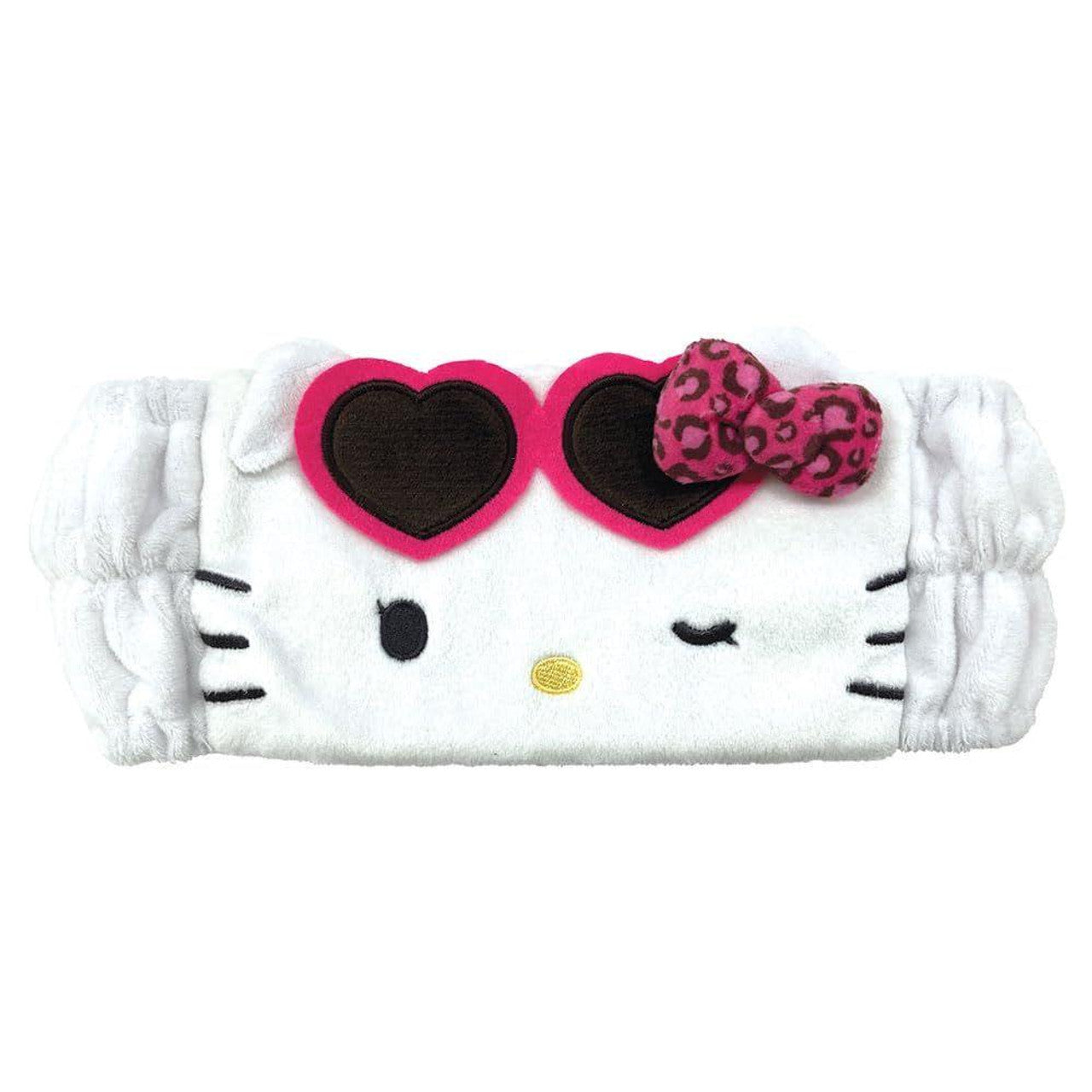 SANRIO | Hello Kitty Face Hairband Hair Band 40 x 169 x 214mm (Heart Sunglasses Wink Leopard Print)