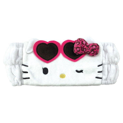 SANRIO | Hello Kitty Face Hairband Hair Band 40 x 169 x 214mm (Heart Sunglasses Wink Leopard Print)