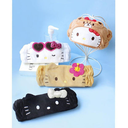 SANRIO | Hello Kitty Face Hairband Hair Band 40 x 169 x 214mm (Heart Sunglasses Wink Leopard Print)