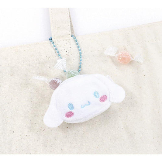 SANRIO | Backpack-Type Pouch Face Keychain Coin Purse 30 x 52 x 60mm (Cinnamoroll)