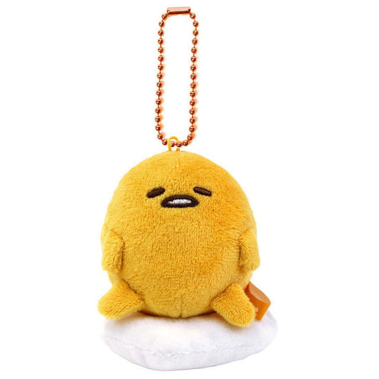 SANRIO | Gudetama Plush Mascot Holder Plush Keychain Bag Charm 12 x 8 x 5cm
