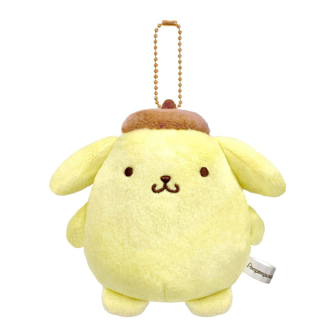 SANRIO | Pompompurin Pom Pom Purin Plush Mascot Holder Plush Keychain Bag Charm H12 x W8 x D5cm