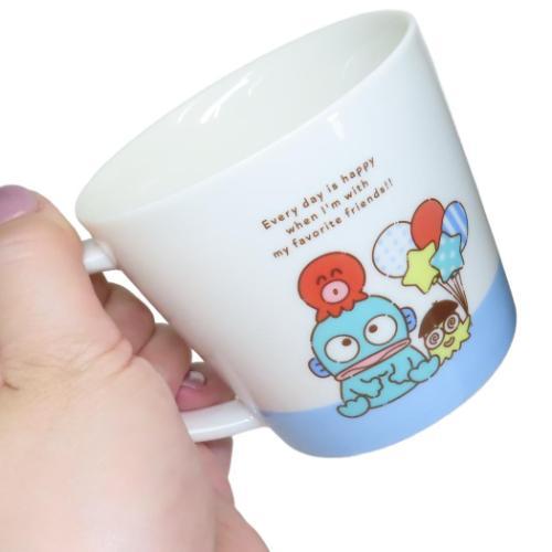 SANRIO | Hangyodon Ceramic Mug Cup can be used in the microwave and dishwasher 80×Φ88mm (Milk Balloon)