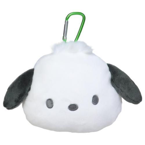 SANRIO | Pochacco Plush Zipper Mascot Mini Pouch with Carabiner 200×110×50mm