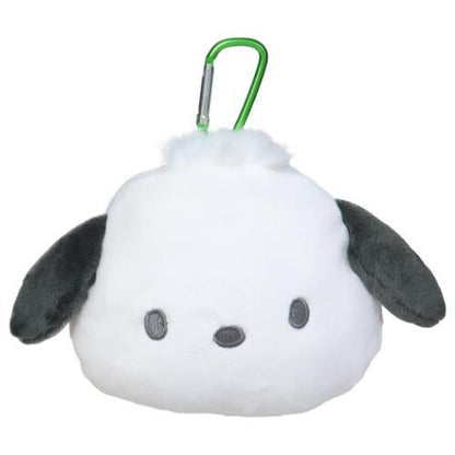SANRIO | Pochacco Plush Zipper Mascot Mini Pouch with Carabiner 200×110×50mm