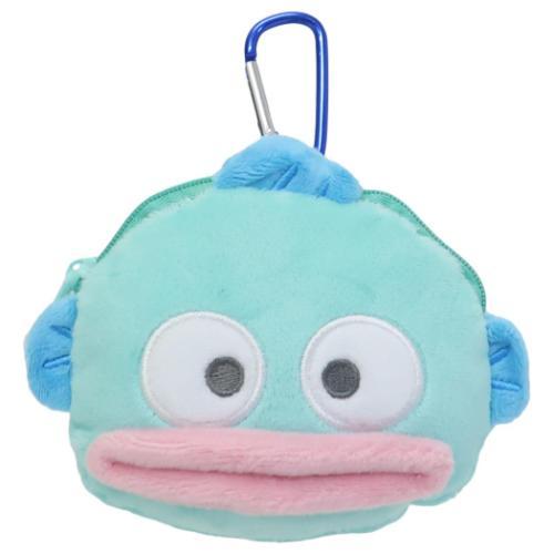 SANRIO | Hangyodon Plush Zipper Mascot Mini Pouch with Carabiner 200×110×50mm