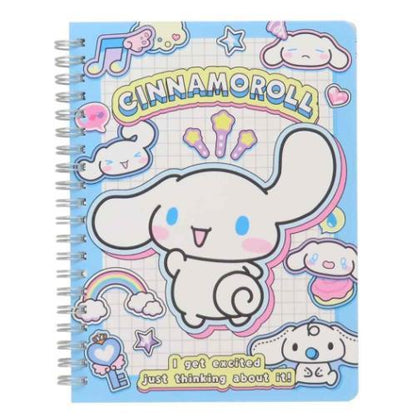 SANRIO | Cinnamoroll B6 Ring Notebook 182×136×8mm