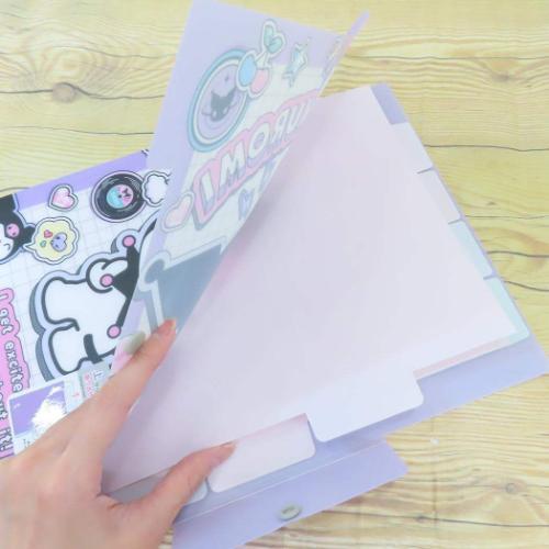 SANRIO | Kuromi A4 Pocket File with Top and Side Access 225 x 315 mm
