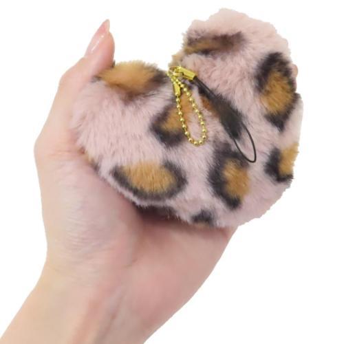 SANRIO | Fluffy Fluffy Big Heart Acrylic Phone Charm/ Keychain 103×85×50mm (Hello Kitty - Tokimeki Heisei Kogal)
