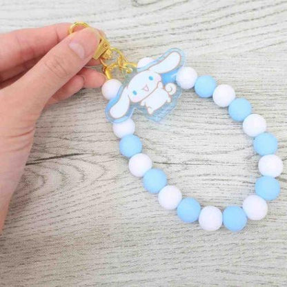 SANRIO | Rubber Beads Strap Phone Strap 10 x 85 x 237mm (Cinnamoroll)
