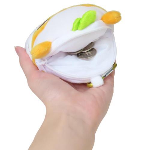 SANRIO | Corocorokuririn Plush Zipper Mascot Mini Pouch with Carabiner 200×110×50mm