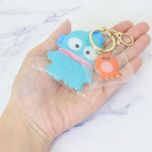 SANRIO | Hangyodon Die-Cut Twin Key Holder Keychian 13x79x87mm