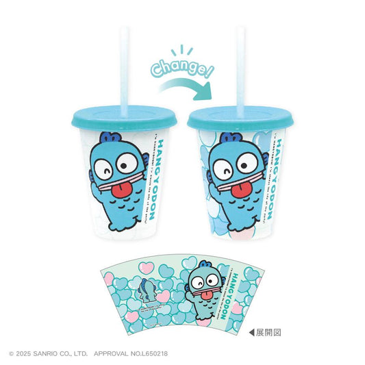 SANRIO | Hangyodon Changing Tumbler With Straw And Lid 450ml